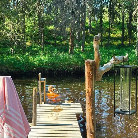 Chalet Creekside Log & Sauna 20 Min To Rovaniemi