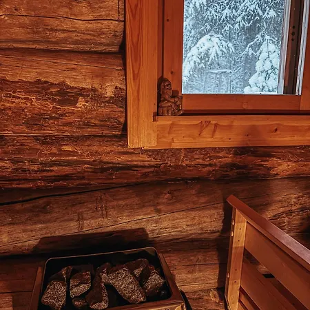 Creekside Log & Sauna 20 Min To * Rovaniemi